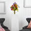 Arrangement floral mélangé à vase