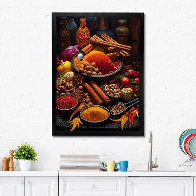 Épices alimentaires exotiques - Art mural alimentaire
