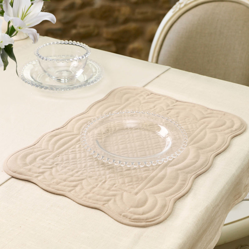 Adaleya Linen Rectangle Placemat