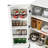 White 72" High Pantry For Kitchen And Dining Area, 8 Door Shelves, 3 Adjustable Curved Profile, Hidden Drawer Tall American Classic Cabinet, Internal Storage, Smooth Drawer, Handle - Less, Tipping