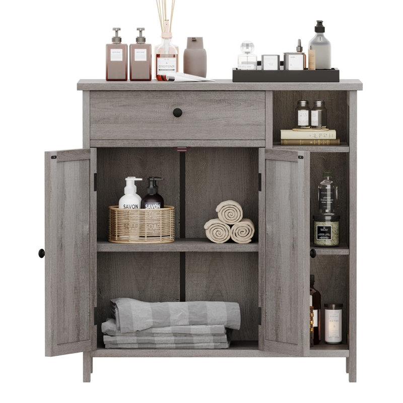Bathroom Cabinet, Light Gray