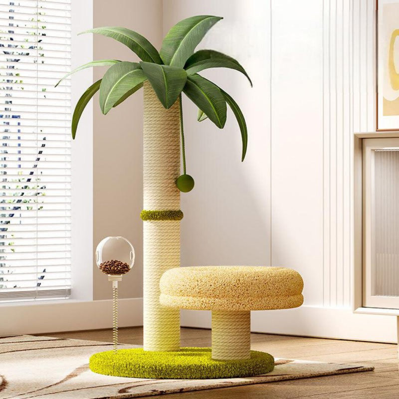 Arbre à chat coco pour chats d'intérieur, fond épais