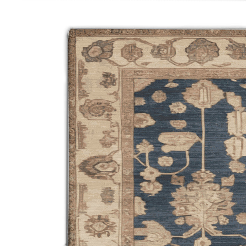 Tapis intérieur et extérieur brun Overdyed, Rectangulaire 8 pi x 10 pi