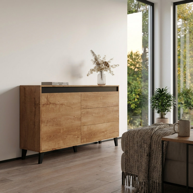 54.3" Sideboard with Matte Finish