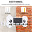Manufactured Wood Wall Organizer with Key Hooks-2057468837