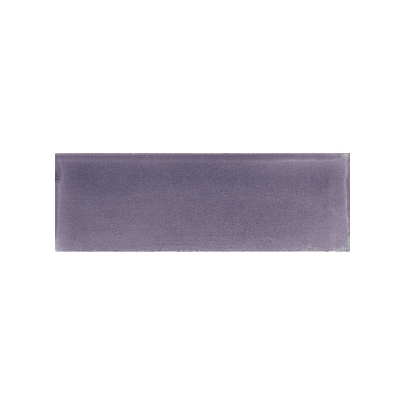 Galileo 2" x 6" Glossy Porcelain Wall Tile, Viola