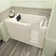 48'' x 28'' Walk-in Whirlpool Fiberglass Bathtub with Faucet