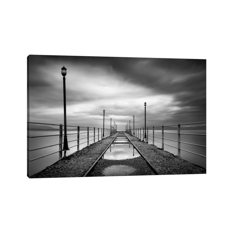 Long Walk by George Digalakis - Wrapped Canvas Print, 20.32 cm H x 30.48 cm W