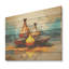 Motif de poterie jaune bohème - poterie bohème sur bois-1565241869