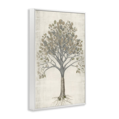Wise Tree Impression Framed Giclee Art by Petal Prints Design