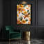 Aquarelle sur toile 57 beige, art mural sur toile-3338933