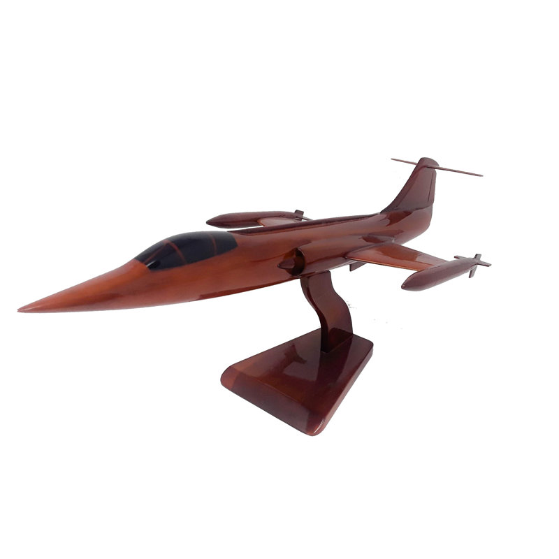 Maquette d'avion en bois Codell F-104
