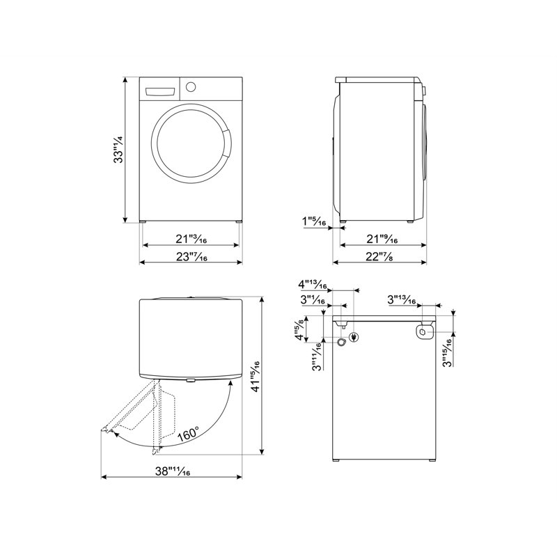 24" Washing Machine