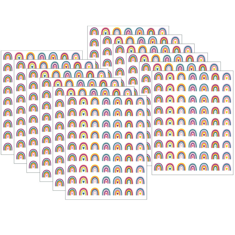 Mini-autocollants Oh Happy Day Rainbows