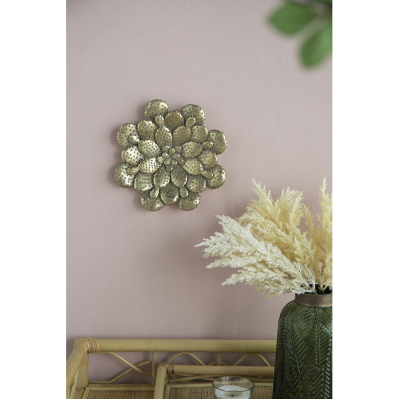 D10x1.6" Succulent Wall Plaque