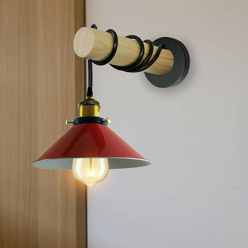 Cielito Armed Sconce, No, Red