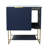 Millur 30'' Single Bathroom Vanity with Resin  Basin Top,2 Soft Close Doors and Open Shelf-499669202-499669201