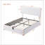 Lit plateforme tapissier double avec système de rangement hydraulique avancé pour un confort et une organisation ultimes-900050568-900050575