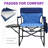 Camping Directors Chair With Side Table And Pocket, Portable Folding Chairs With Compact Size-954678742
