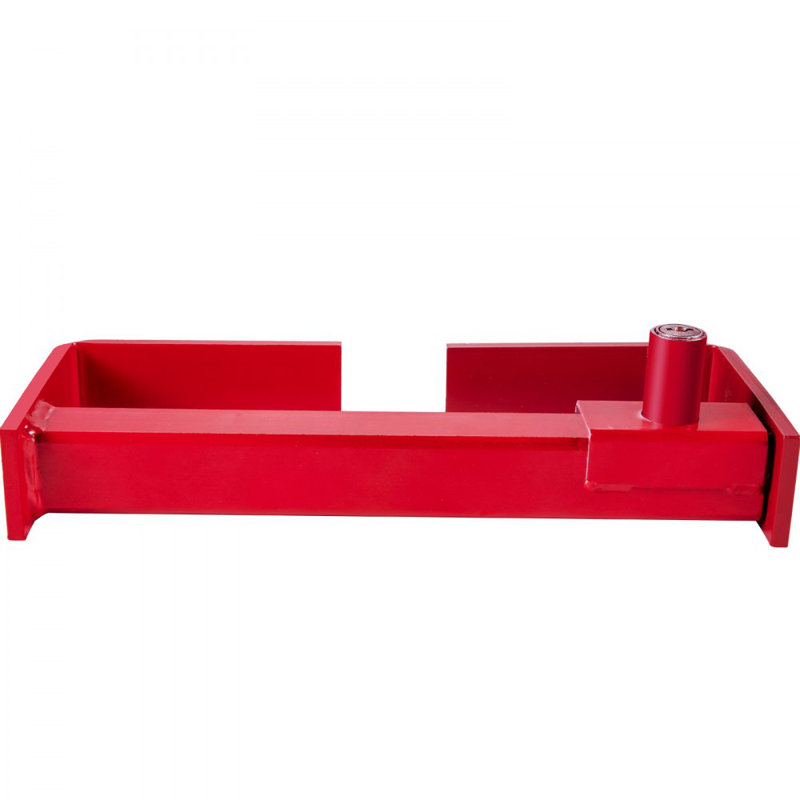 Cargo Container Lock 9.84"-17.32" Locking Distance,Semi Truck Door Locks with 2 Keys, Shipping Container Accessories Red Powder-Coated with Spring Lock (Small Size)