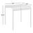 Abra 28" W x 28" D Square Steel Outdoor Dining Table-1547568496