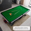 Table de billard standard en bois massif de 9 pi