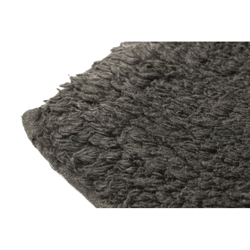 Bombay Cotton Non-Slip Bath Rug Set, Grey
