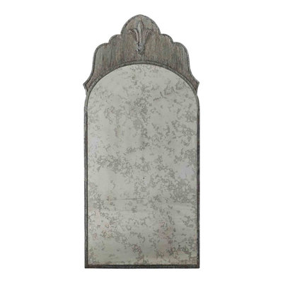 Fleur De Lis Industrial Accent Mirror