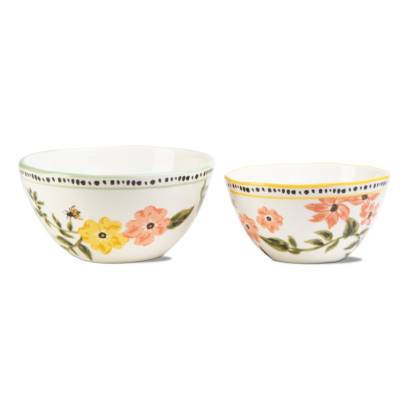 Bee Floral Bowl Set/2