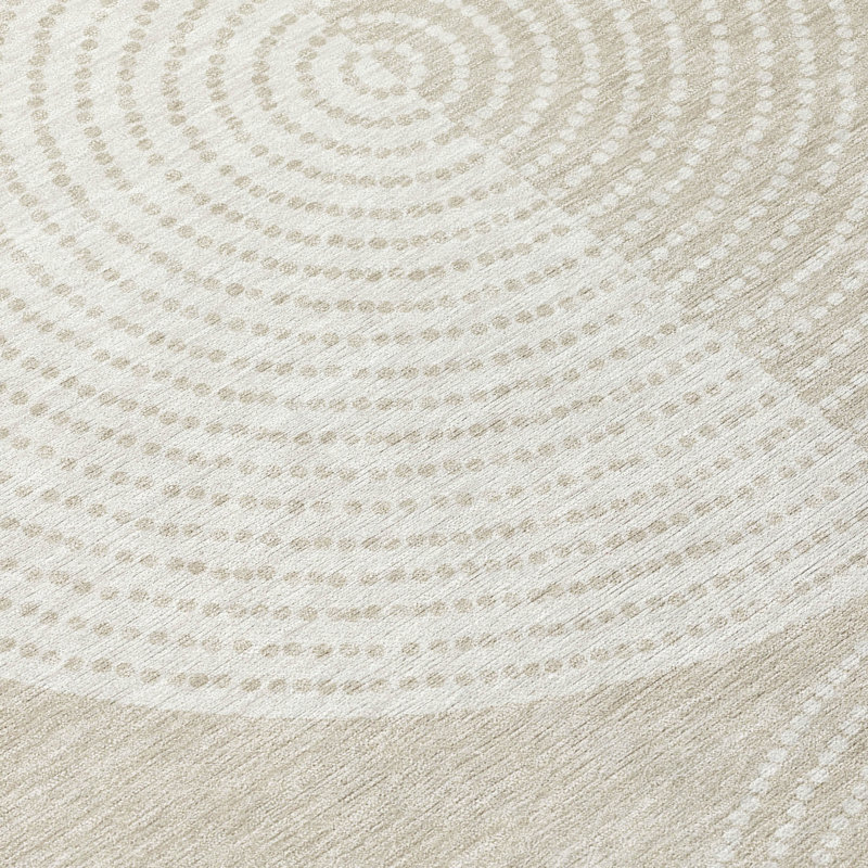 Machine Washable Indoor/Outdoor Howle ACN2281 Geometric Rug, Rectangle 3' x 5'