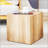 MDF Coffee Table with Natural Wood Texture, Easy to Assemble for Living Room
