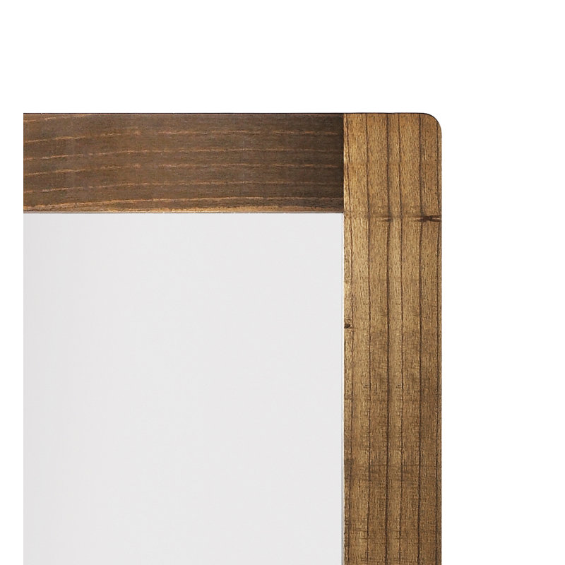 Flash Solid Wood Wall Mirror, 100cm H