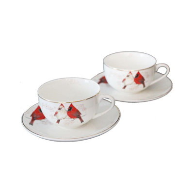 Kalek Porcelain Teacup and Saucer