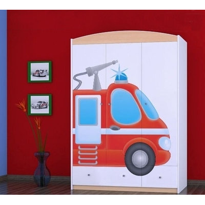 Overstreet 3 Door Wardrobe