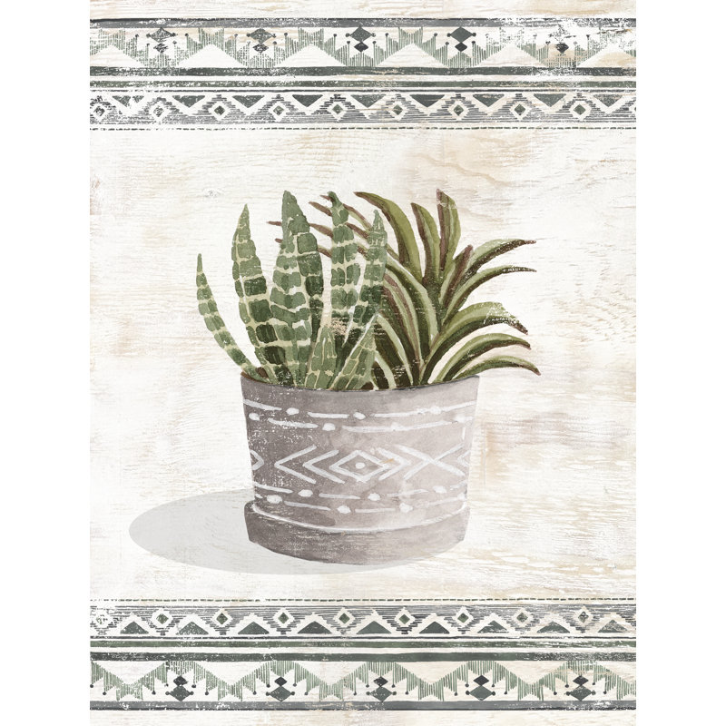 Aztec Succulent VII par Cindy Jacobs, H 18 po x l 12 po