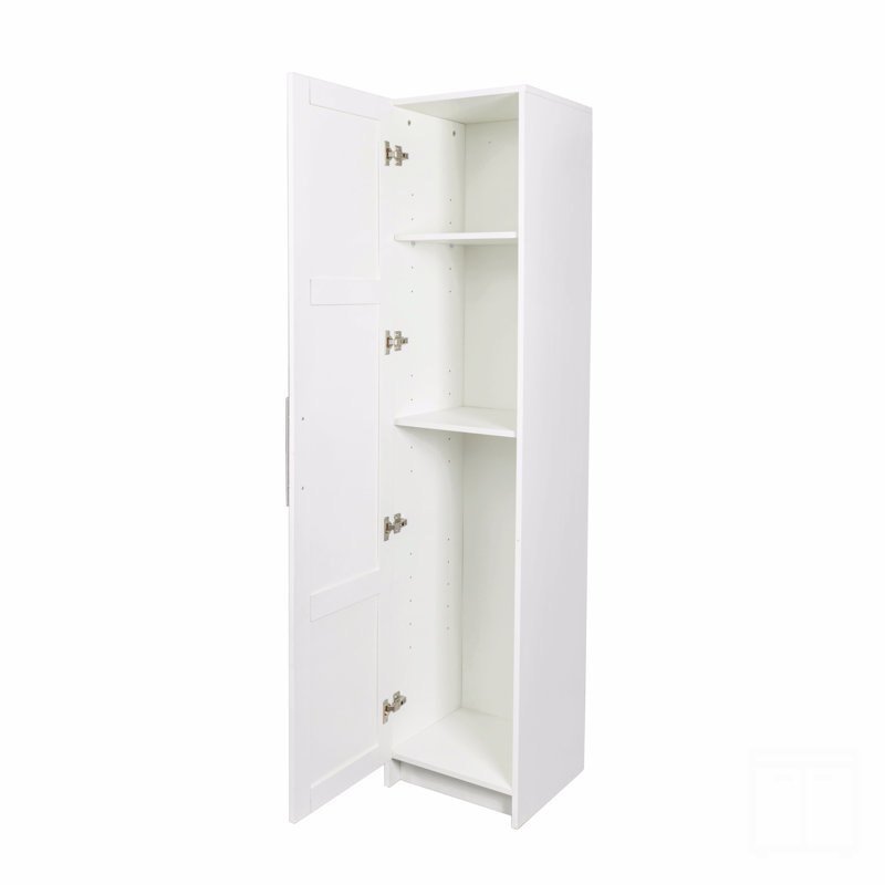 Stackable Wall Mounted Storage Cabinet, White