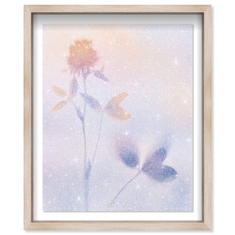 Lavender Shadows II Shadowbox Floral & Botanical Print by Oliver Gal, Black Frame, 16 x 20, 25.5"H x 31.5"W
