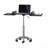 Folding Table Laptop Cart, Graphite