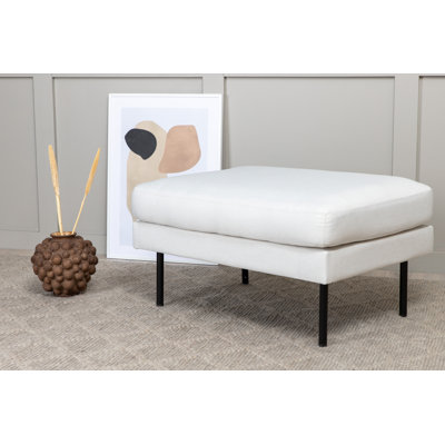 Dareon 64cm Wide Velvet Rectangle Ottoman