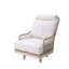 Chaise crème Swviel avec tissu d'oléfine-1063239478