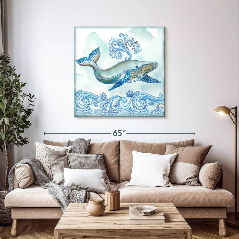 Brampt Boho Shells - Whale, 39" H x 39" W