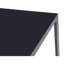 Table de salle à manger en verre trempé noir pour famille, capacité 4, 29,5 po x 47,5 po x 27,7 po, poids de 170 lb avec support de bureau et métal, noir, charge maximale