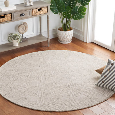Tapis abstrait gris / ivoire Aniek 425