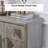 Light Luxury Line Rectangular Accent Cabinet.