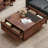 Aadam  3 Pieces Living Room Table Set, Modern Coffee Table With Tempered Glass Top, Modern End Table With 1 Drawer & 1 Storage Cabinet For Living Room