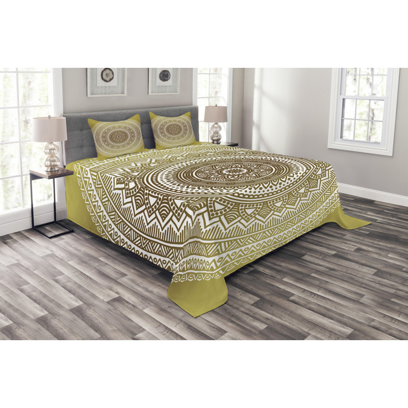 Bedspread with Pillow Shams Included, 220 x 264 cm