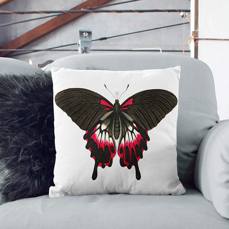 Square Cushion, 55cm H x 55cm W x 20cm D, Stone