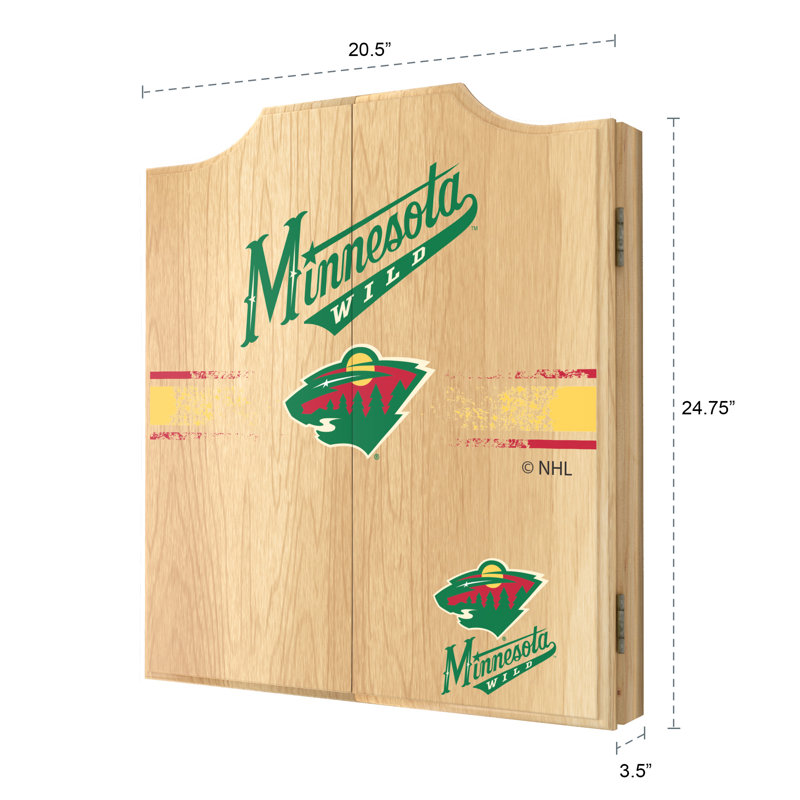 Ensemble de jeu de fléchettes NHL Logo, Minnesota Wild