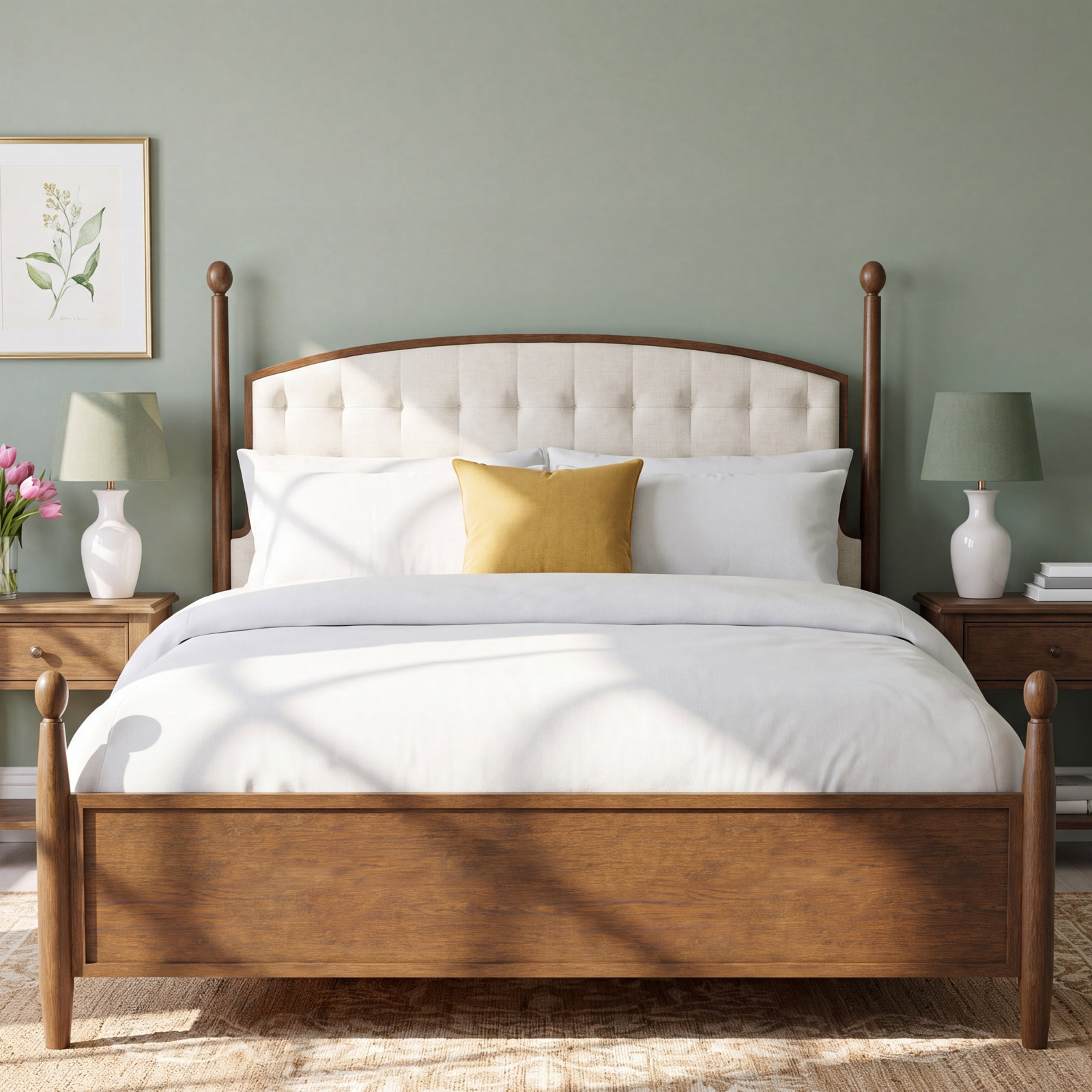 Billie Upholstered Bed, Queen