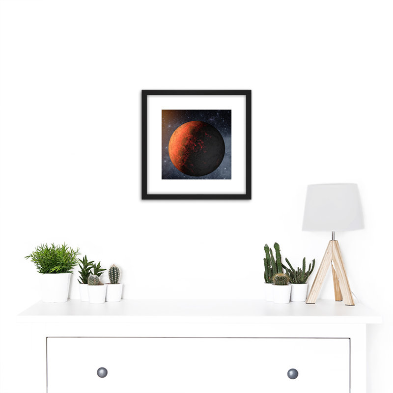 Space NASA Kepler-20E Planet Star Concept Illustration - Single Picture Frame Print
